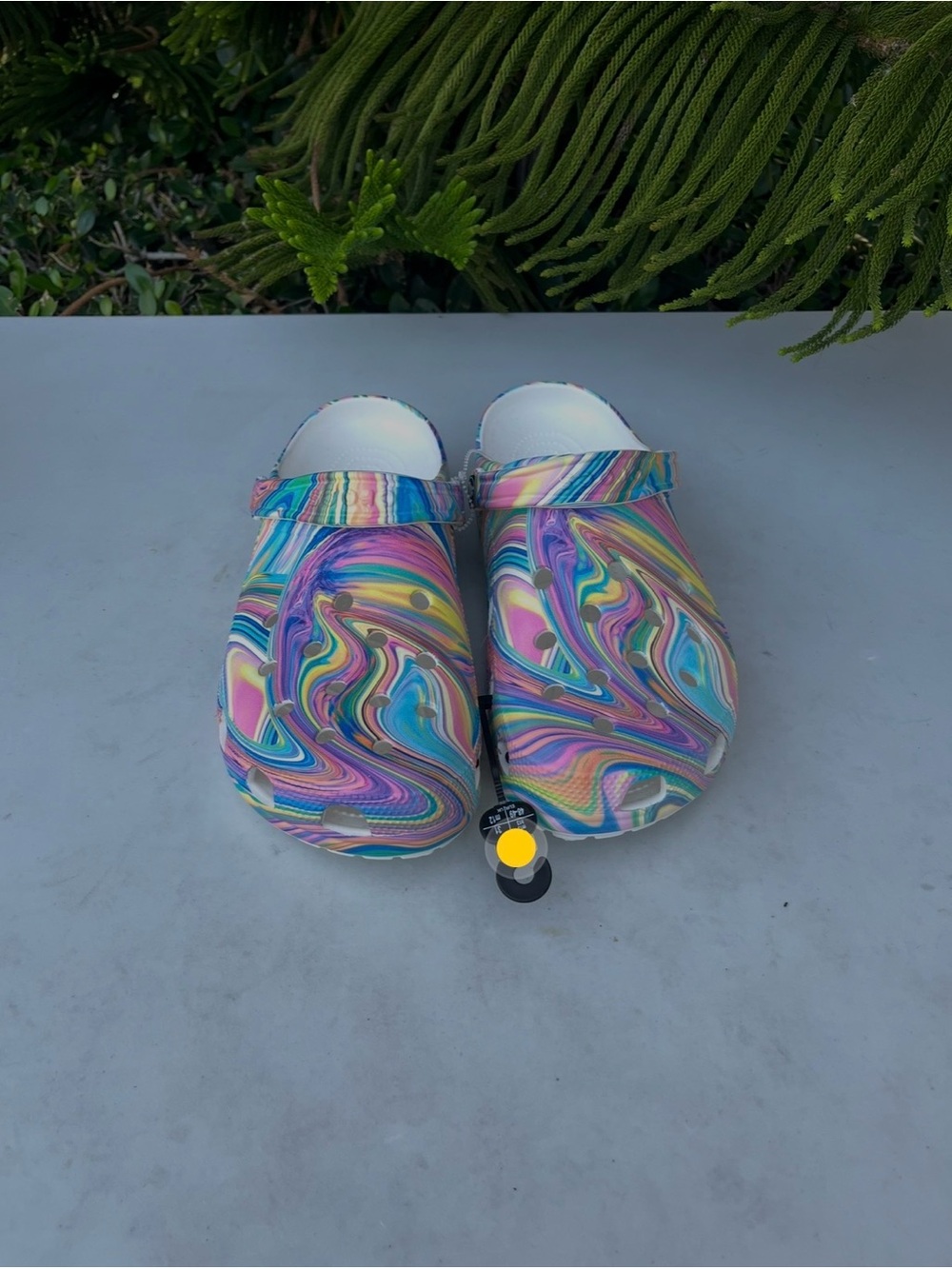 Crocs Clog Swirl Pattern Shoes Mens Size: 13